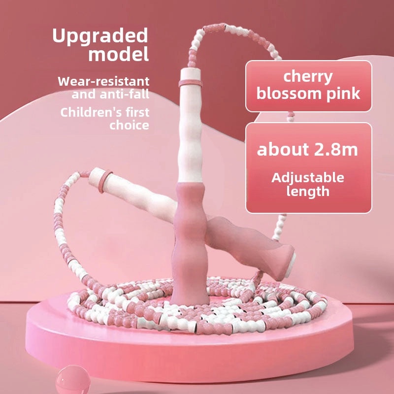 儿童专用运动竹制跳绳 高考小学生幼儿园适用|运动健身器材