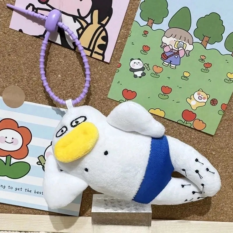 Escape Mad Stinky Things Plush Doll Keychain | Creative Mental Stability Pendant | Accessories & Keychains