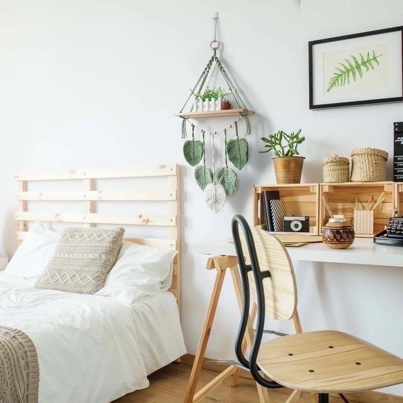 Elegant Minimalist Leaf Cotton Pendant for Home Decor|Home Decoration