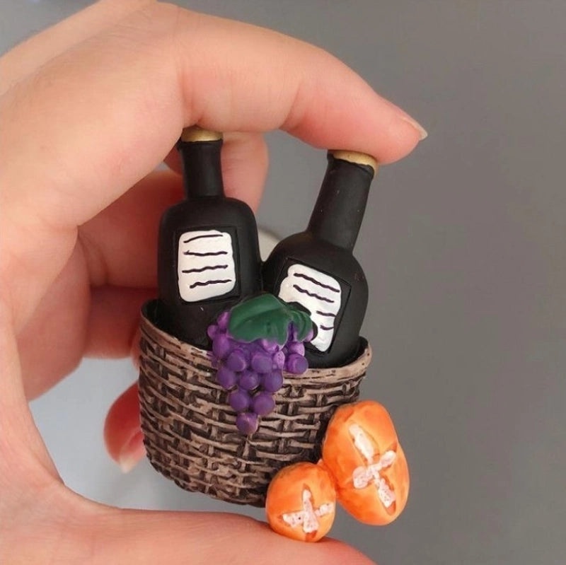 3D Resin Food Magnets Cute Simulation Stereoscopic Stickers for Fridge Decoration|Home & Kitchen Decor Magnet Accessories