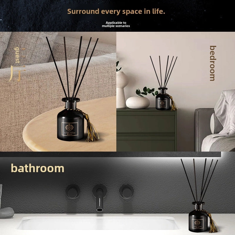 Qixiu Gardenia Scented Essential Oil Rattan Diffuser Indoor Air Freshener Deodorizer for Bathroom|Home Fragrance