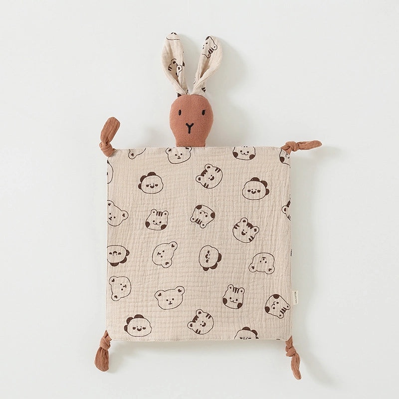 Soft Cotton Baby Rabbit Soothing Doll Blanket with Antennae | Baby Comfort Toys