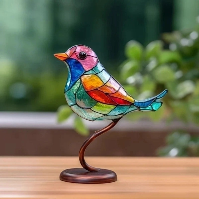 Casual Bird Acrylic Ornament Decorative Artificial Bird Figurine for Home Decor|Home Decor & Accessories