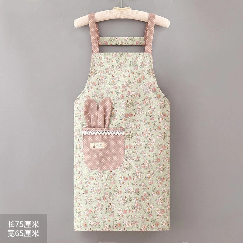 Charming Vintage Floral Polyester Apron for Women | Kitchen Aprons & Cooking Accessories