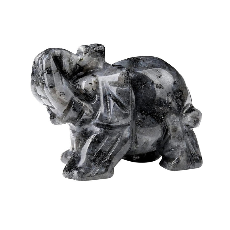 Set of 5 Minimalist Elephant Crystal Figurines | Home Decor Ornaments|Artificial Decorative Accessories|Elegant Table Decorations|Gift Ideas|Deco