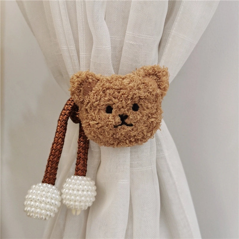 Adorable Bear Polyester Curtain Tiebacks for Window Decor|Home Decor Accessories