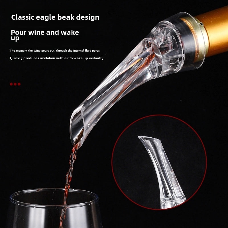 Eagle Beak Quick Pourer Magic Pen Wine Decanter Acrylic Long Spout Wine Separator|酒具配件