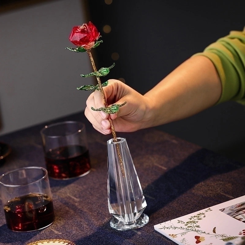 Elegant Chinoiserie Floral Crystal Decor | Home Decor