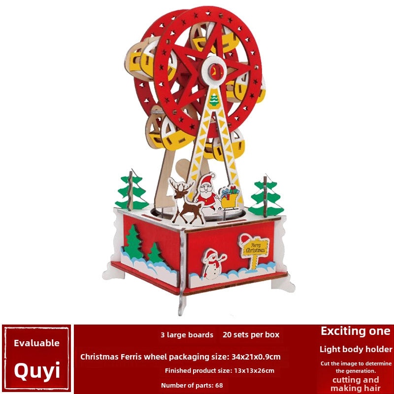 Handmade Wooden 3D Puzzle for Kids and Adults | Educational Toys & Games