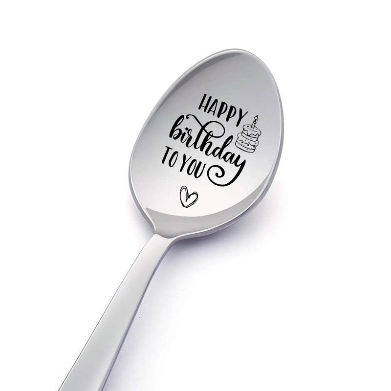 Stylish Stainless Steel Spoon with Casual Letter Design 1 Piece|Kitchen Utensils and Cutlery