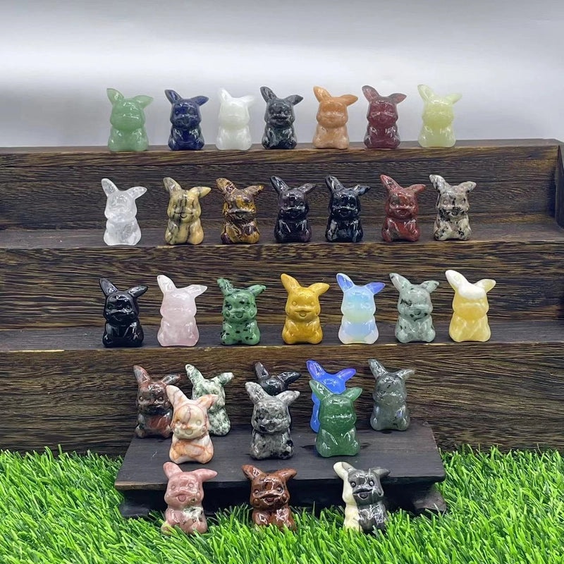 Adorable Animal-Themed Natural Stone Ornaments for Home Decor | Home Decor & Accessories