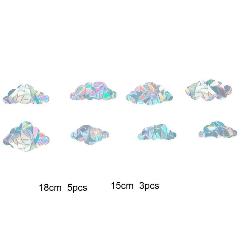 Leaf Moon Heart Shaped PVC Pet Wall Decal for Home Decor | Wall Stickers