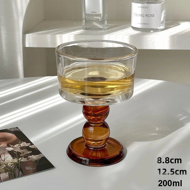 Elegant Solid Color Wine Glass - Casual & Glamorous Design | Home & Kitchen