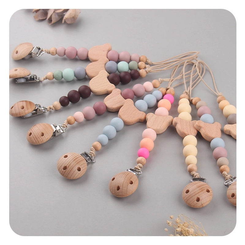 Adorable Bear-Shaped Silicone Baby Accessories | Baby Essentials