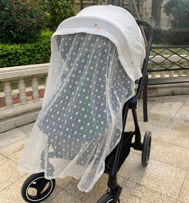 Baby Stroller Mosquito Net Breathable Windproof Sunscreen Cover|Baby Stroller Accessories