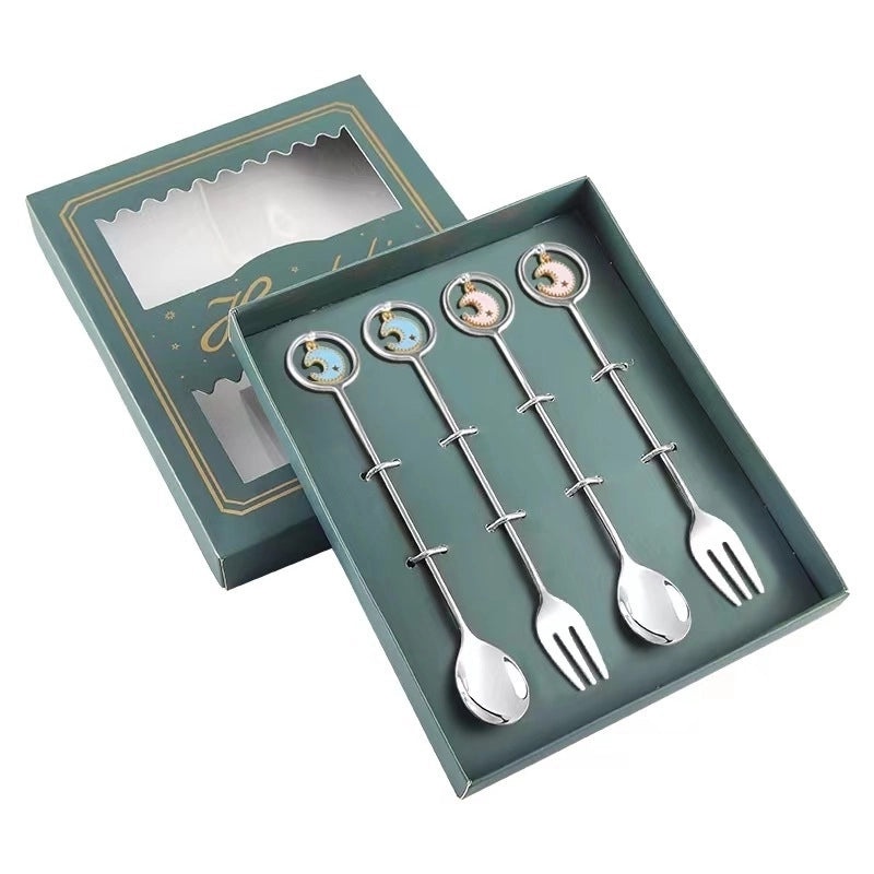 Cute Cartoon Stainless Steel Rice Spoon for Everyday Use|Kitchen Utensils