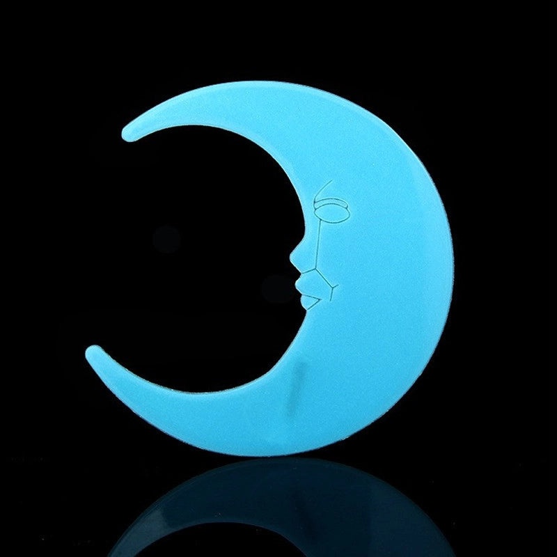 3-8cm Glow in the Dark Star and Moon Wall Stickers for Kids' Rooms, Fluorescent 3D Decorative Decals|Home Decor & Wall Art