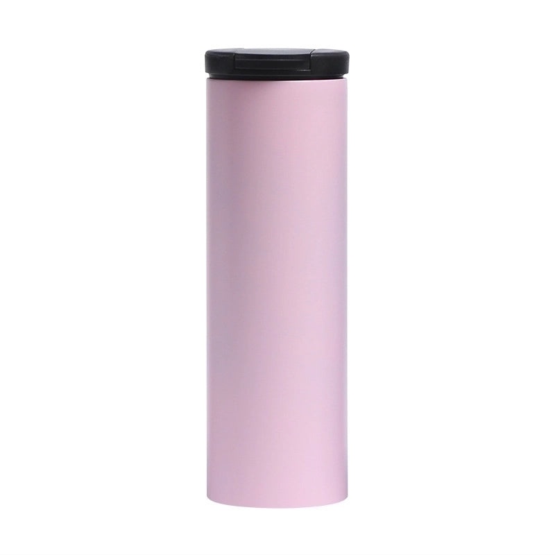 Stainless Steel Insulated Thermos Mug - Casual Solid Color Design | Drinkware & Tumblers