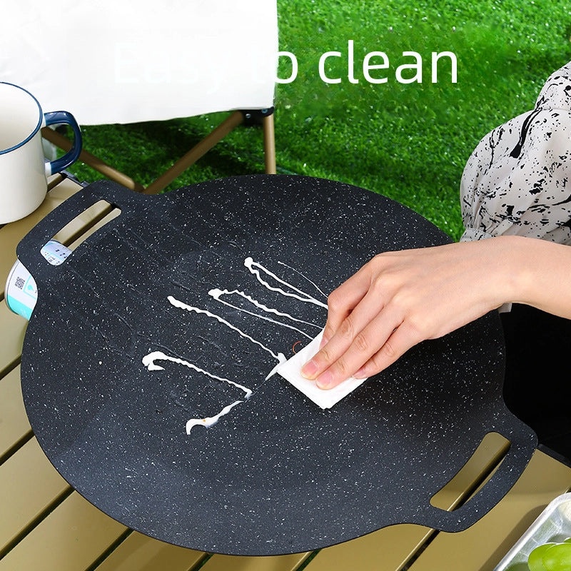 Portable Non-stick Korean BBQ Mushroom Grill Tray | Outdoor BBQ Accessories