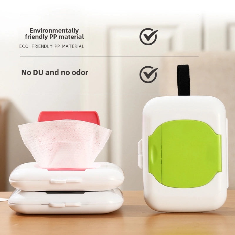 Portable Baby Wet Tissue Holder for Travel Stroller and Bed | Baby Care Accessories