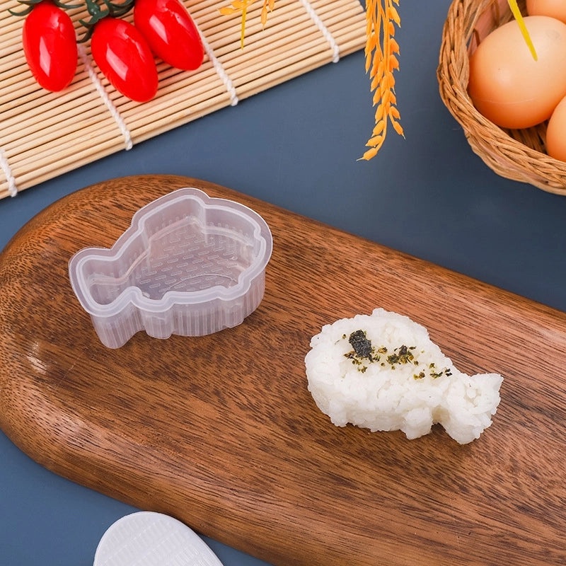 Creative Transparent Cartoon Rice Ball & Sushi Mold for Kids | Kitchen Accessories