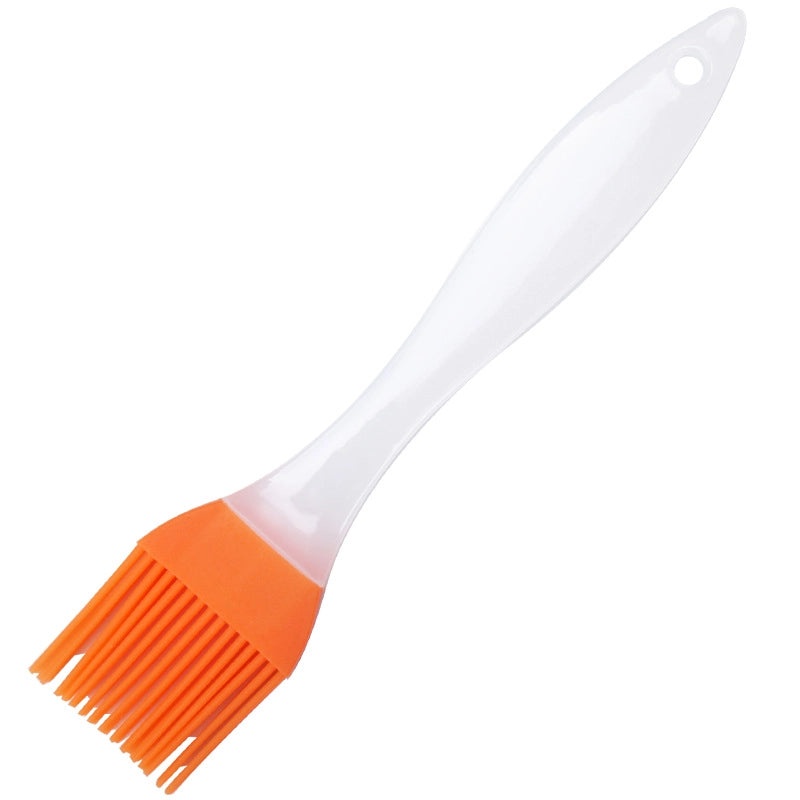 Small Silicone BBQ Oil Brush Non-Lint High Temp Baking Brush with Plastic Handle | Kitchen Tools & Accessories