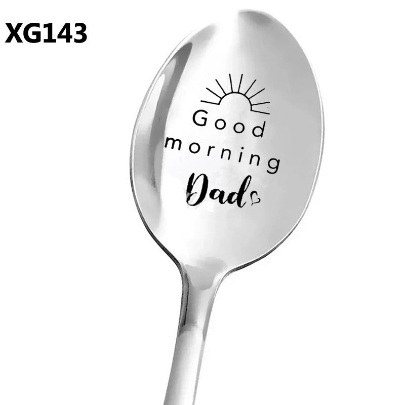 Trendy Stainless Steel Lettered Tableware Single Piece|Home & Kitchen Tableware