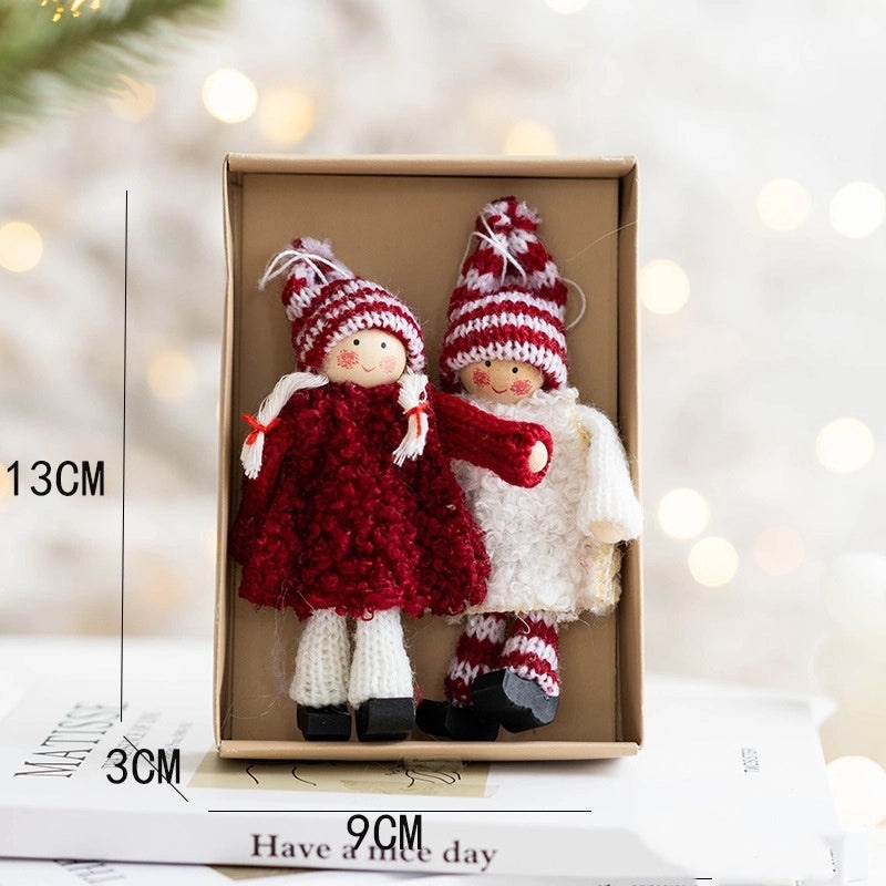 Christmas Cute Human Doll Hanging Ornaments for Holiday Party Decorations | Christmas Ornaments