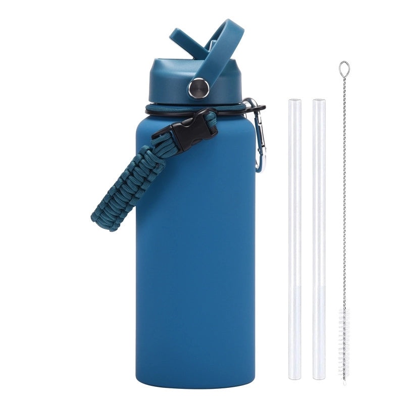 Stainless Steel Water Bottle Single Piece Casual Solid Color | Drinkware & Hydration