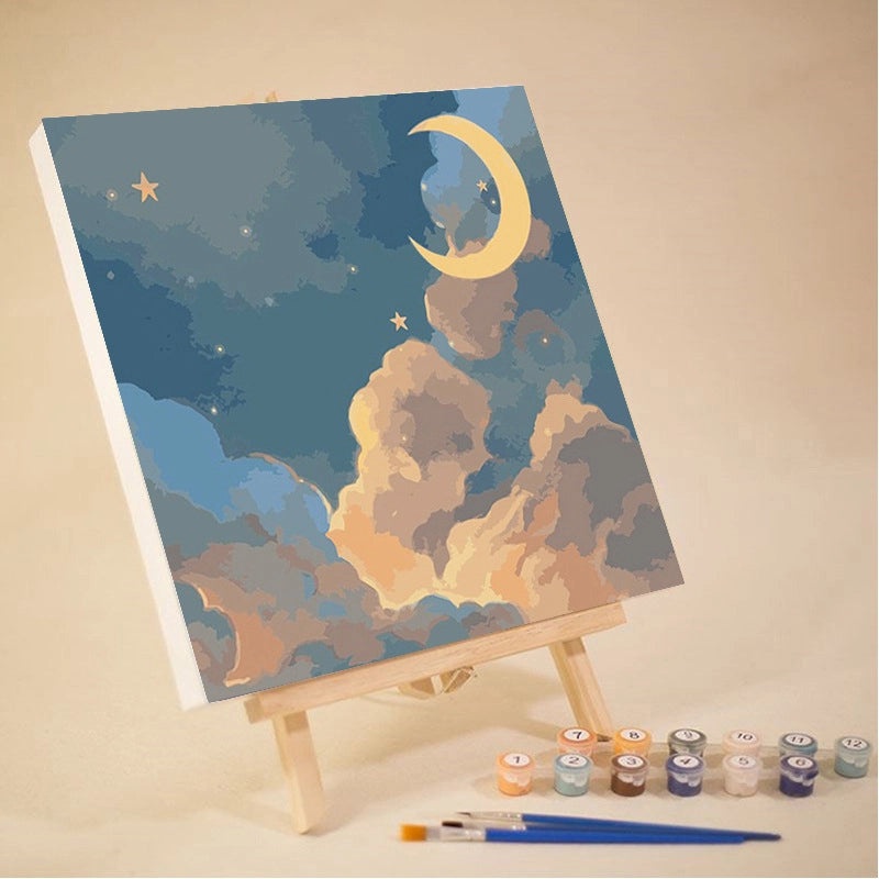 10-12 Color High Quality Pigment Set for DIY Digital Oil Painting Landscape | Painting Supplies