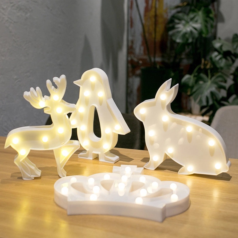 Korean Chic LED Flamingo Cactus Pineapple Cloud Decorative Table Lamp Nightlight | Home Decor Lighting