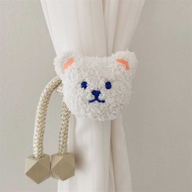 Cute Bear Design Polyester Yarn Sticky Hook for Window | Home Decor Accessories