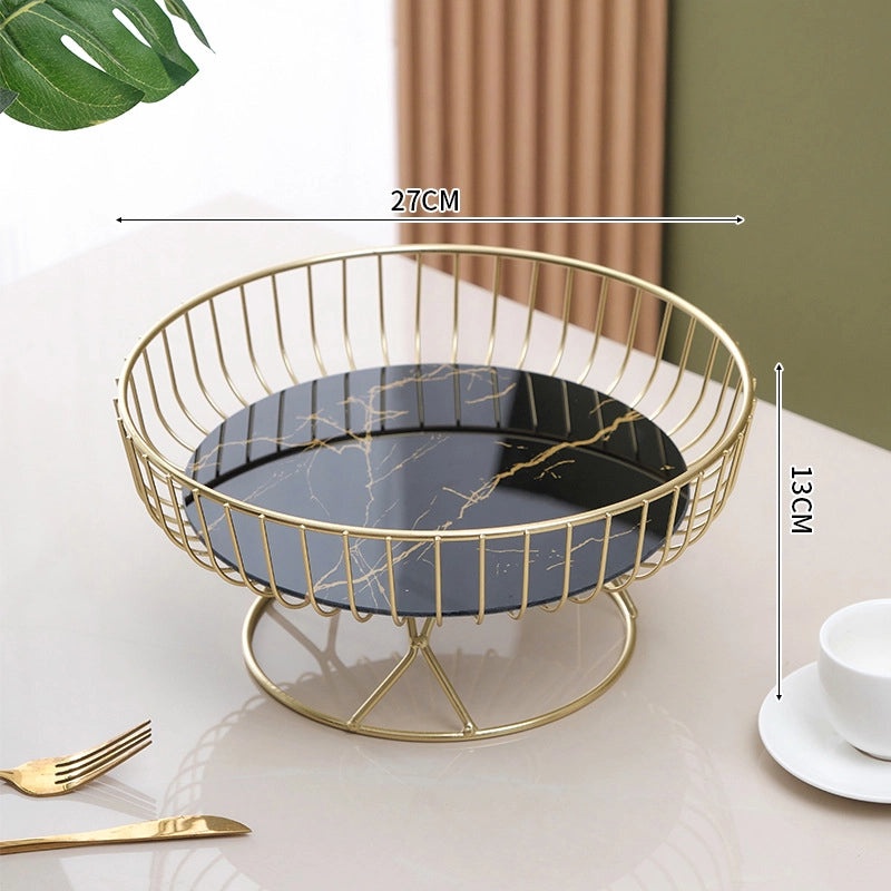 Stylish Solid Color PVC Fruit Basket for Home Decor|Home & Kitchen Storage