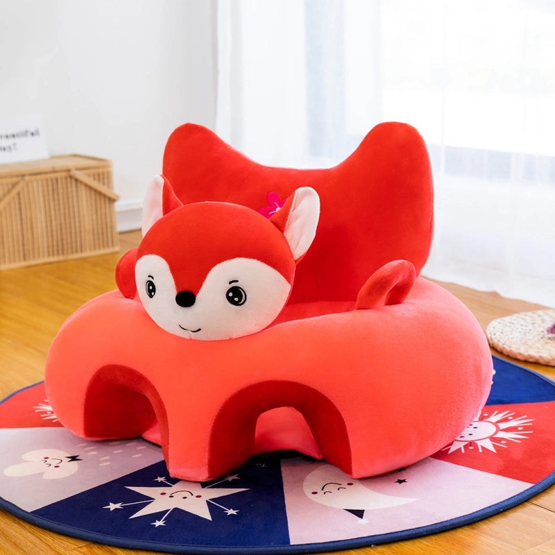 Cartoon Plush Baby Learning Sofa Chair Soft Children's Lazy Seat Comfortable Baby Gift|Baby & Kids Furniture