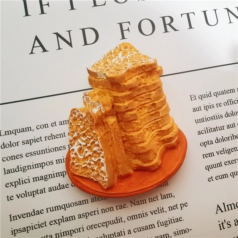 Adorable Pineapple Bread Cookie Fridge Magnet Made of Synthetic Resin|Home Decor & Kitchen Accessories