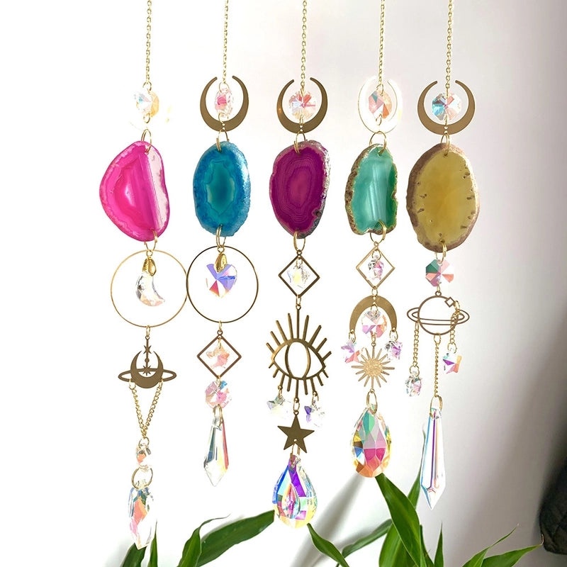 Vintage Minimalist Star and Moon Metal Pendant | Jewelry & Accessories