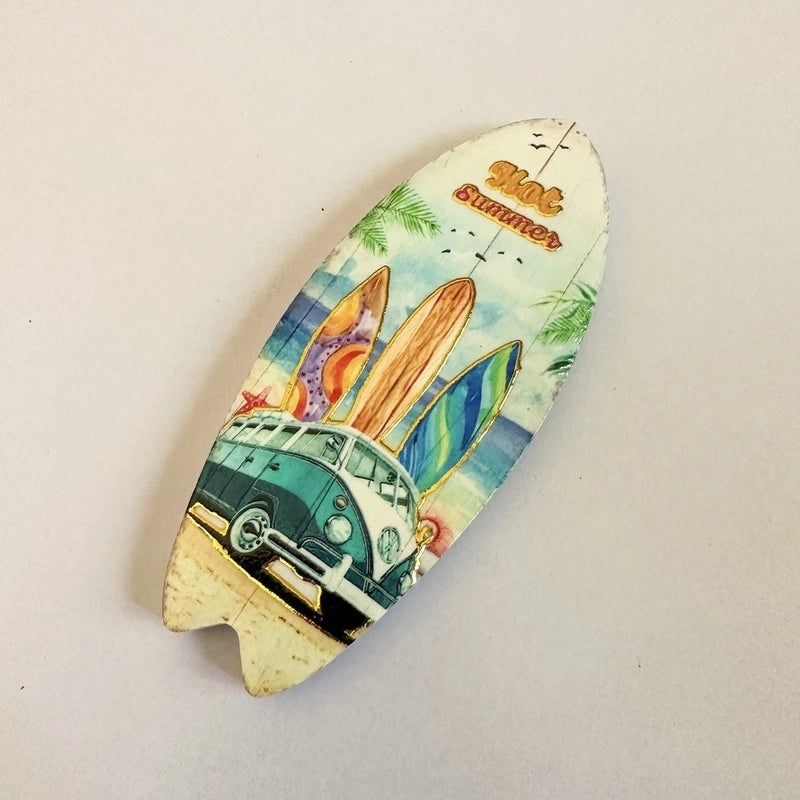 Hawaiian Tropical Art Resin Fridge Magnet | Home Decor & Kitchen Accessories