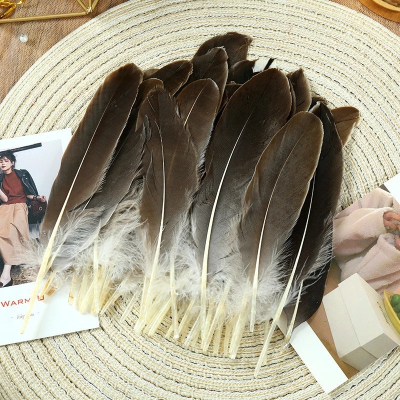 Elegant Solid Color Goose Feather Decoration|Home Decor Accessories