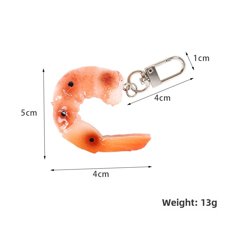 仿真虾模型PVC影视道具餐厅装饰趣味仿真食物虾尾|餐厅装饰品