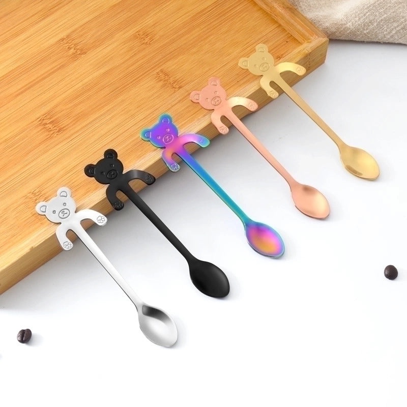 Cute Cartoon Stainless Steel Spoon for Everyday Use|Kitchen & Dining Utensils