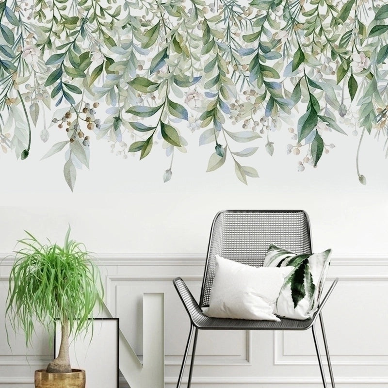 Spring Green Plants Removable PVC Wall Stickers for Home Decor | Wall Decals & Stickers