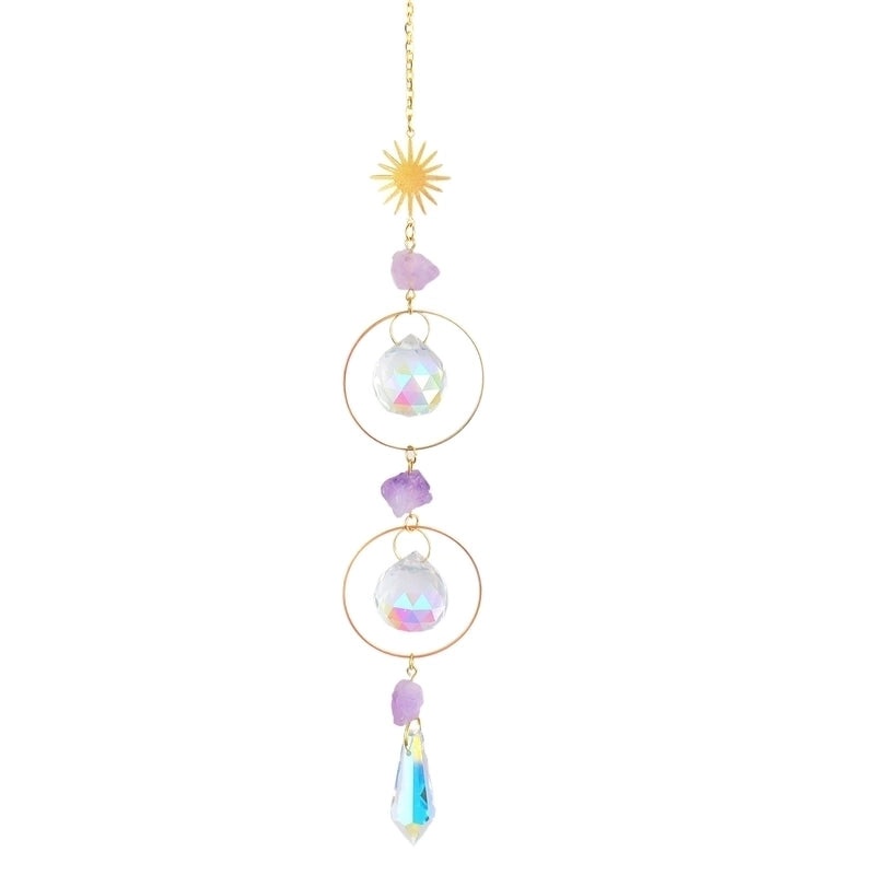 Elegant Moon-Shaped Crystal Water Droplet Pendant Necklace | Jewelry & Accessories