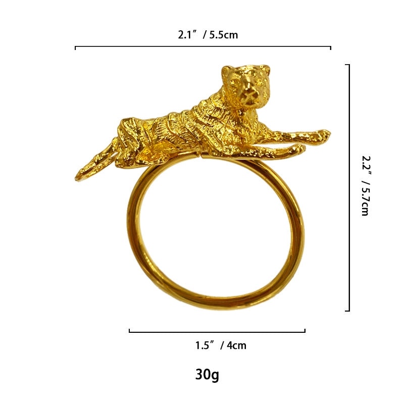 White Floral Napkin Rings Set | Home & Kitchen Tableware