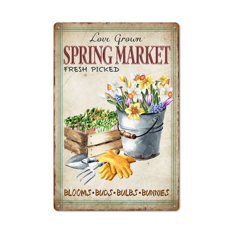 Vintage Iron Wall Art with Human, Animal & Letter Designs | Home Decor Wall Hangings