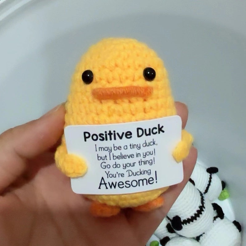 Handmade Wool Knitted Penguin Plush Toy for Stress Relief and Fun | Toys & Games