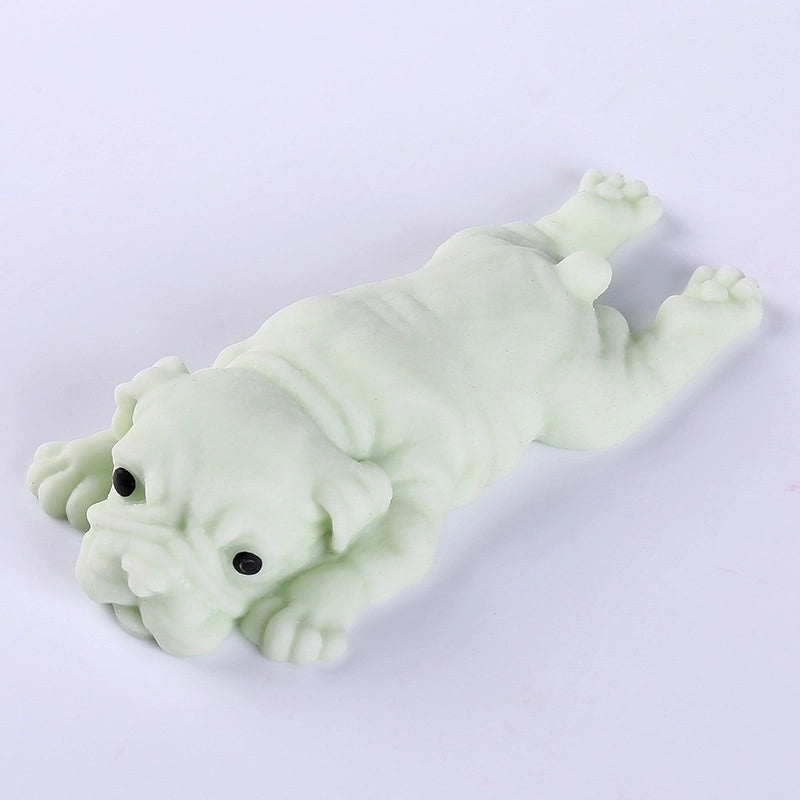 Adorable Soft Rubber Cartoon Dog Stress Relief Finger Press Toy | Stress Relief Toys