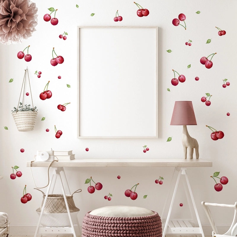Cherry PVC Wall Decal for Windows|Home Decor & Accessories