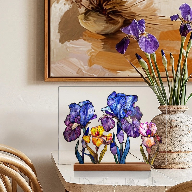 Elegant Minimalist Acrylic Flower Wooden Home Decor | Home Decor