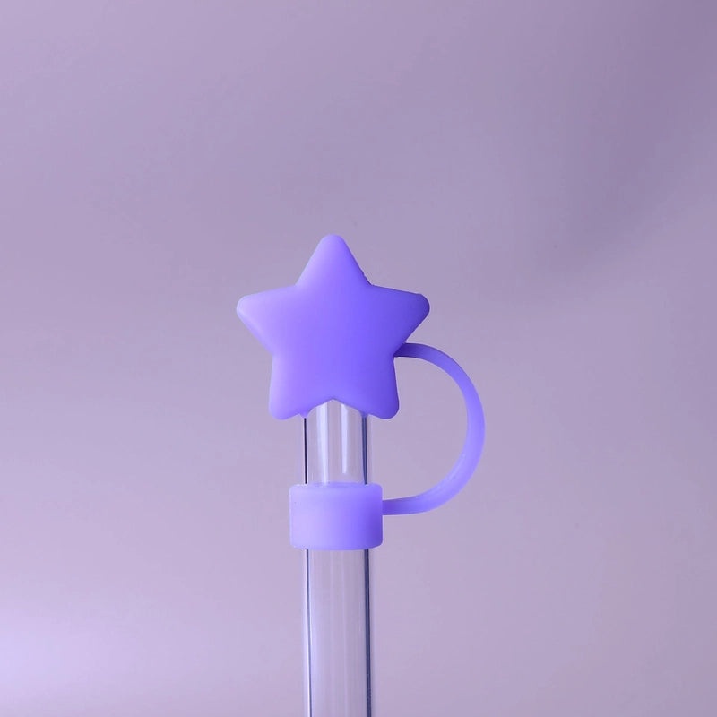 10mm Glass Straw Dust Cover Stainless Steel Cap for Large Diameter Straws Milk Tea Accessories|Drinkware Accessories