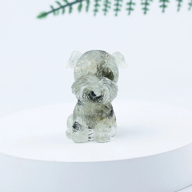 Adorable Dog Shaped Crystal Figurines for Home Decor|Decorative Figurines